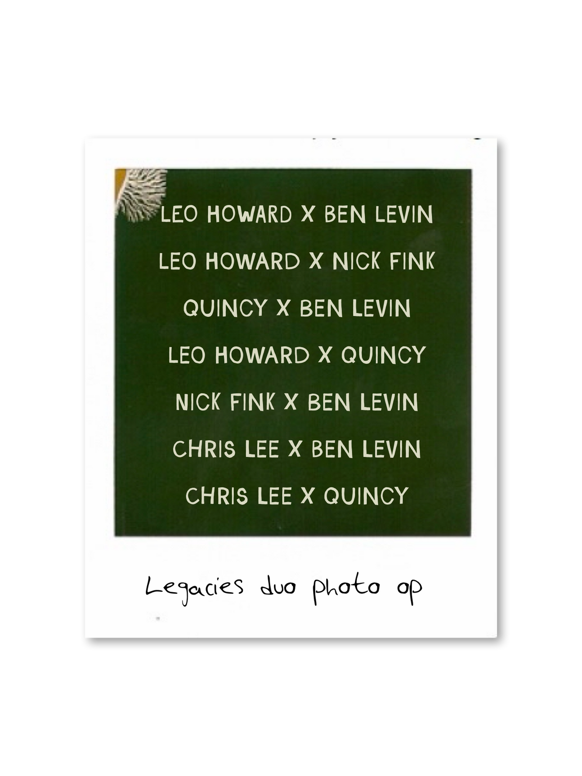 VERY MERRY LEGACIES DUO PHOTO OPS